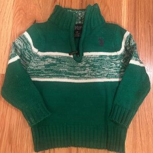 GUC U.S. Polo Assn. Green Knit Sweater